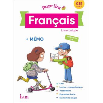 Paprika Français CE1 - Edition France - Livre élève
