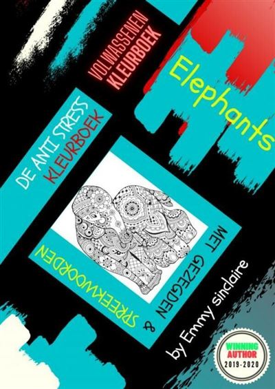 De Anti Stress Kleurboek : Elephant