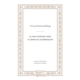 Le Polythéisme grec à l'épreuve d'Hérodote