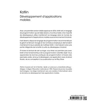 Kotlin, développement d’applications mobiles