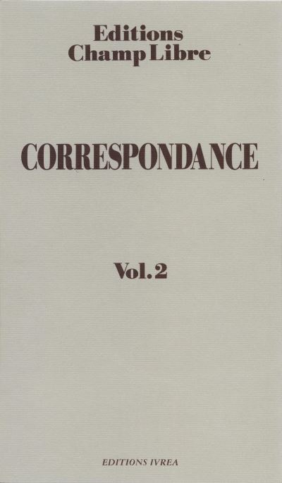 Correspondance,2