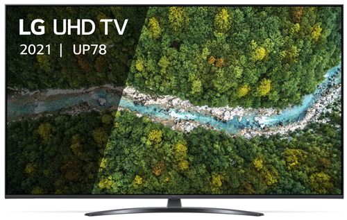 LG 65UP78006LB Classe de diagonale 65 TV LCD rétro éclairée par LED Smart TV webOS, ThinQ AI 4K UHD (2160p) 3840 x 2160 HDR LED à éclairage direct