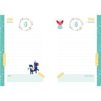 Agenda 2022-2023 princesse licorne