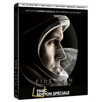 First Man Le premier homme sur la Lune Steelbook Edition Fnac Blu-ray 4K Ultra HD