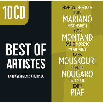 Francis Lemarque, Luis Mariano, Yves Montand, Mistinguett - 1