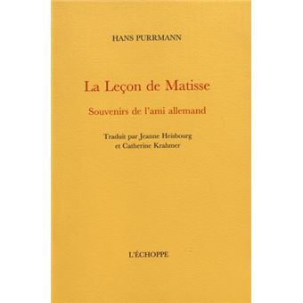 La Leçon de Matisse - 1