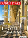 L'Objet d'Art N° 580 : Hotel de la marine - juil/aout 2021
