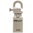 PNY Clé USB 2.0 Micro Hook Attaché - 32 Go
