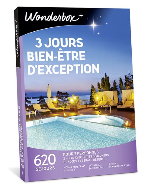 WONDERBOX 3 JOURS BIEN-ETRE D'EXCEPTION