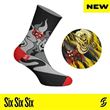 Chaussettes Iron Maiden Stereo Socks Six Six Six