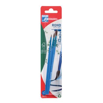 Pack de 3 pinceaux Color&Co Lefranc Bourgeois Poil de Poney - 1