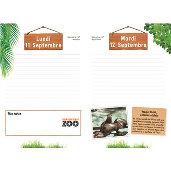 UNE SAISON AU ZOO - Agenda scolaire 2023-2024