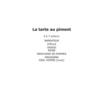 La tarte au piment