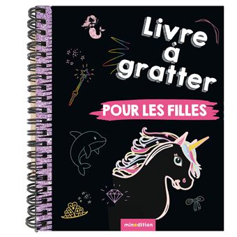 Mini livre à gratter - Pour les filles