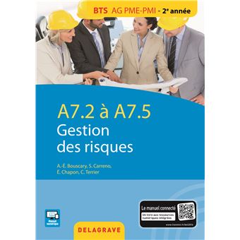 A7.2 / A7.5 Gestion des risques BTS AG PMEPMI (2016)  Pochette élève