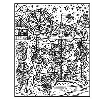 L'hiver enchanté - La peinture magique