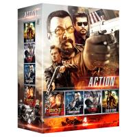 Action/coffret 4 films/lord of drug/rising fear/riot
