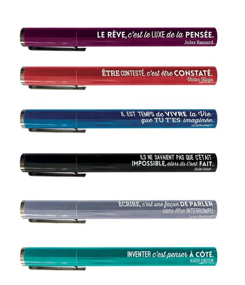 Stylo Gel Désastre Renard Rêve Fuschia