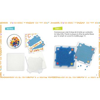 Labyrinthe en perles à repasser - mini coffret avec accessoires