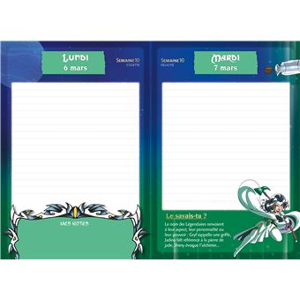 LES LEGENDAIRES - Agenda scolaire 2022 - 2023