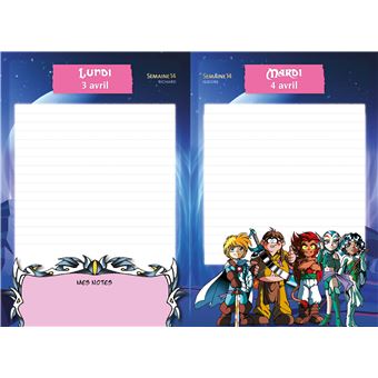 LES LEGENDAIRES - Agenda scolaire 2022 - 2023