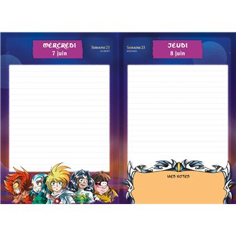 LES LEGENDAIRES - Agenda scolaire 2022 - 2023