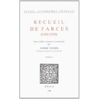 Recueil de farces,10