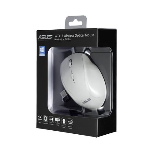 Souris sans fil Asus WT415 Blanc - Souris