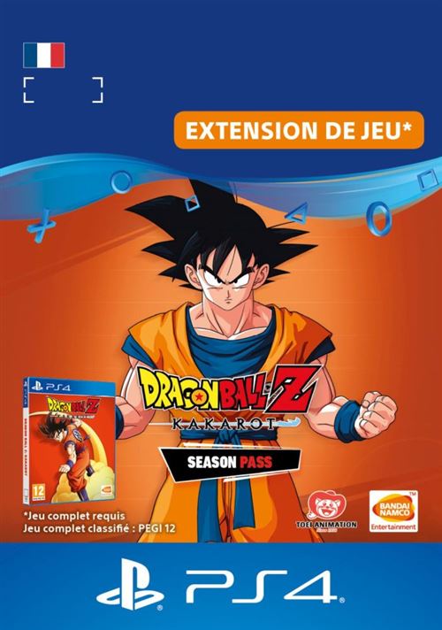 Pochette avant du jeu Season Pass Dragon Ball Z : Kakarot PS4