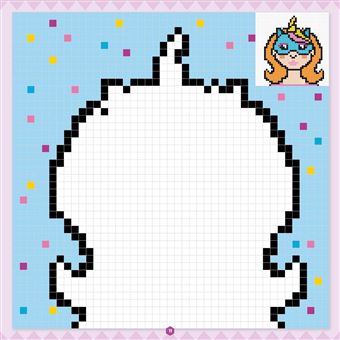 Je colorie en pixels - Les licornes