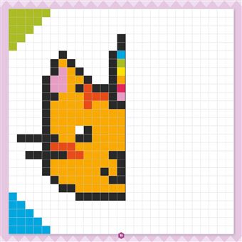 Je colorie en pixels - Les licornes