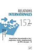 Relations internationales 2012
