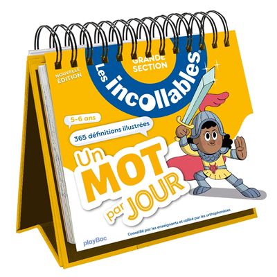 Les incollables - Un mot par jour - Grande Section 5/6 ans -  Collectif - Coffret