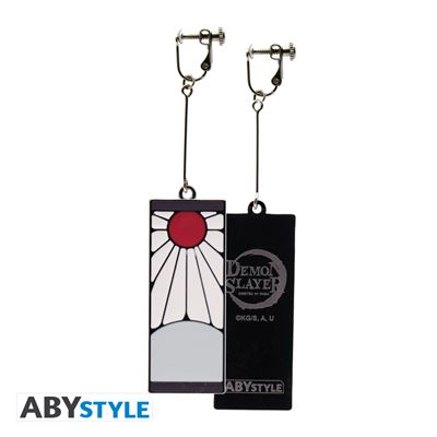 Set de 2 boucles d'oreilles Demon Slayer Tanjiro