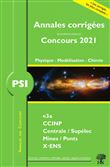Annales corrigées Concours 2021 - PSI Physique, Modélisation, Chimie