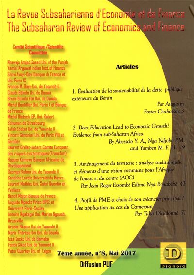 Subsaharienne d'economie et de finance,08
