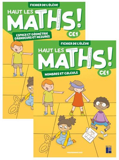 Haut les math CE1 - Fichier de l'élève - Eric Mounier - broché