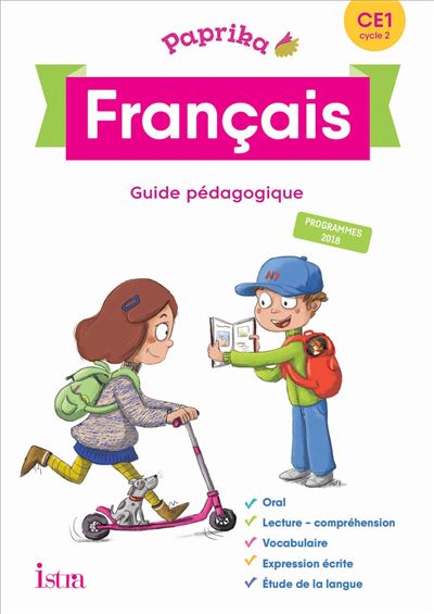 Paprika Français CE1 - Edition France - Guide pédagogique + CD - Philippe Bourgouint - Livre CD-ROM