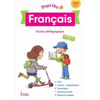 Paprika Français CE1 - Edition France - Guide pédagogique + CD