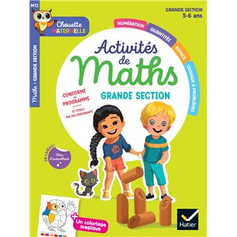 Activités de Maths Maternelle GS Workbook