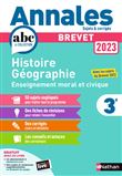 Annales Brevet 2023- Histoire Géographie Enseignement Moral et Civique - Corrigé