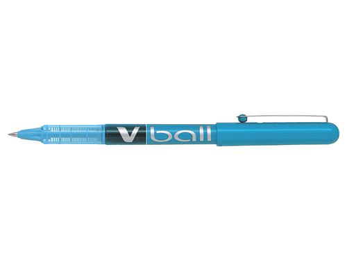 Pilot Stylo roller V Ball VB5, pointe m&eacute;tal, turquoise