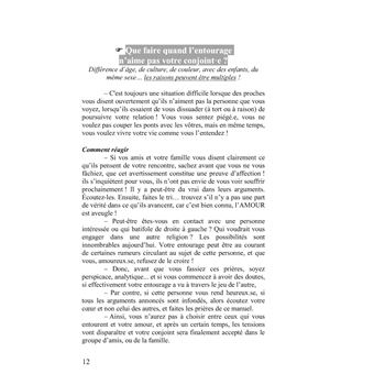 Ne laissez pas votre entourage gérer votre vie affective !