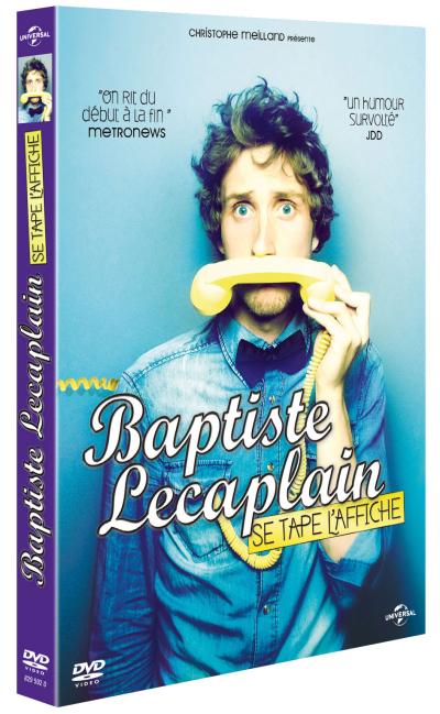 Baptiste Lecaplain se tape l'affiche DVD