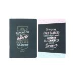 Set de 2 cahiers A5 Mr. Wonderful Avec rêve
