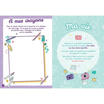 Lévanah Solomon - Mon carnet 100 % Lévanah - Journal intime à compléter - Dès 6 ans