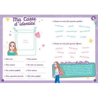 Lévanah Solomon - Mon carnet 100 % Lévanah - Journal intime à compléter - Dès 6 ans