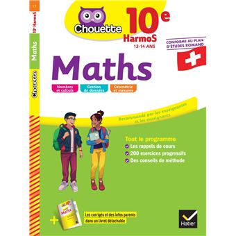 Chouette Suisse Maths 10e Harmos