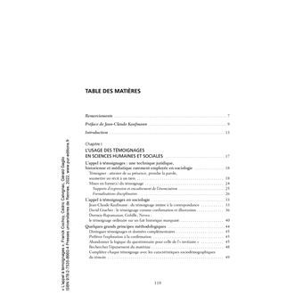 L'appel à témoignages