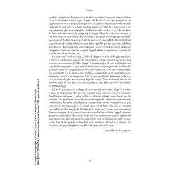 L'appel à témoignages